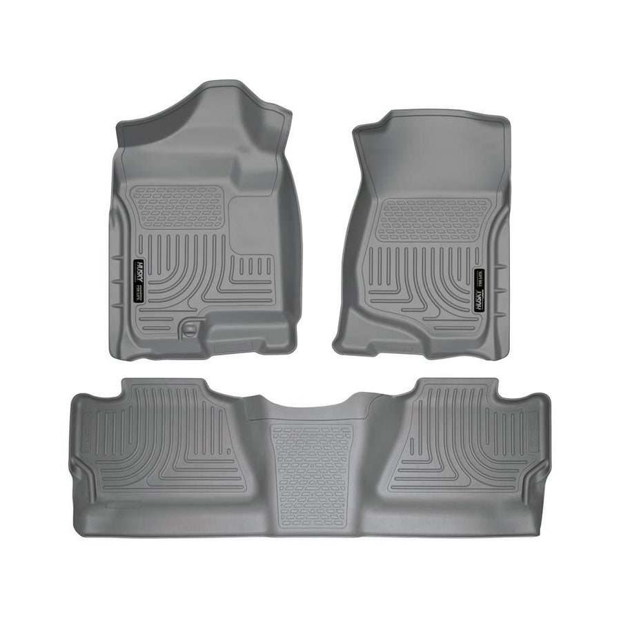 Husky Liners WeatherBeater 98202 Combination Front & 2ND Seat Floor Liners - (3