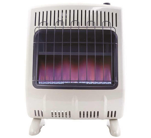 Vent Free Heatstar 20000 Btu Blue Flame Natural Gas Heater With Thermostat And Blower