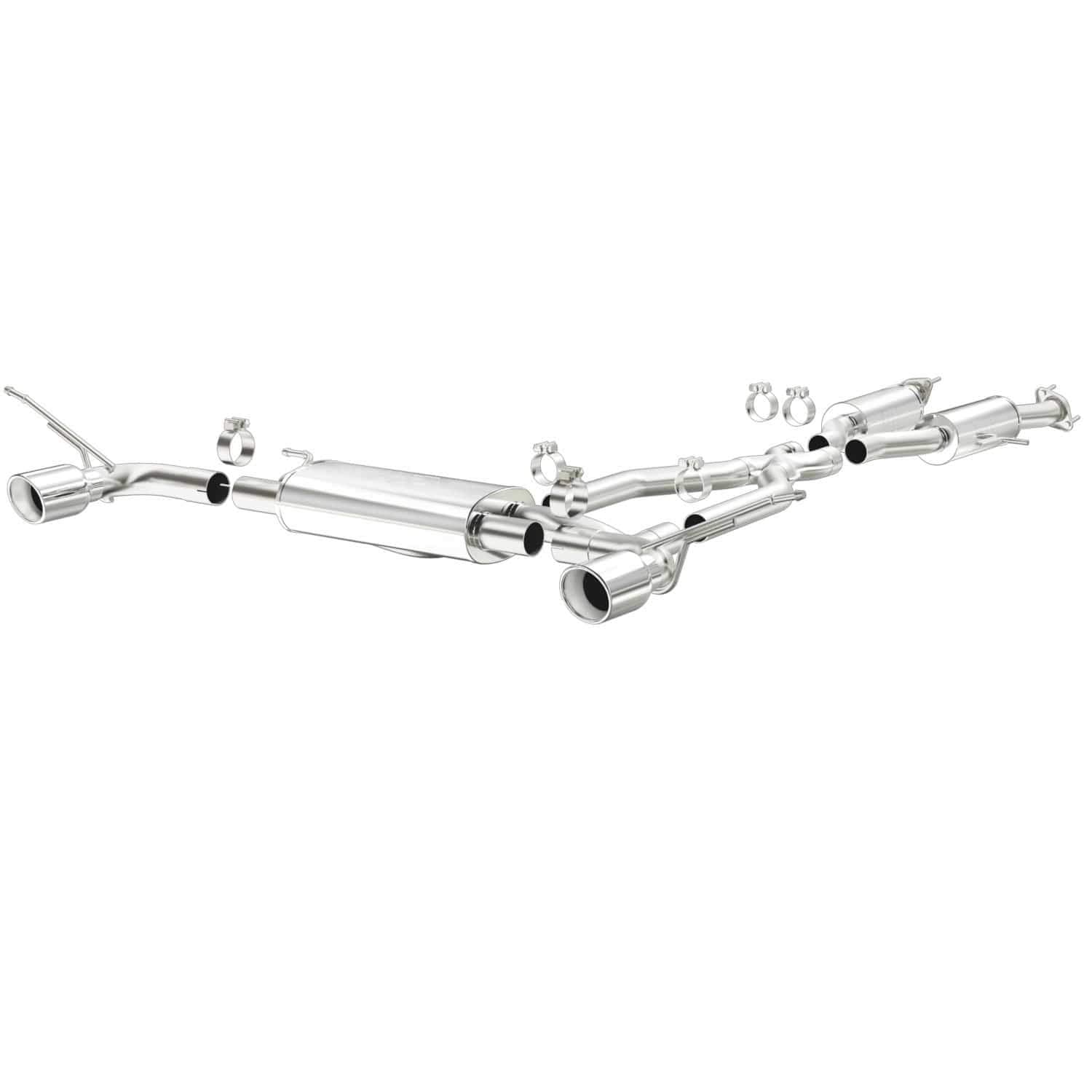Large MagnaFlow Stainless Steel Performance Exhaust System Kit 16929