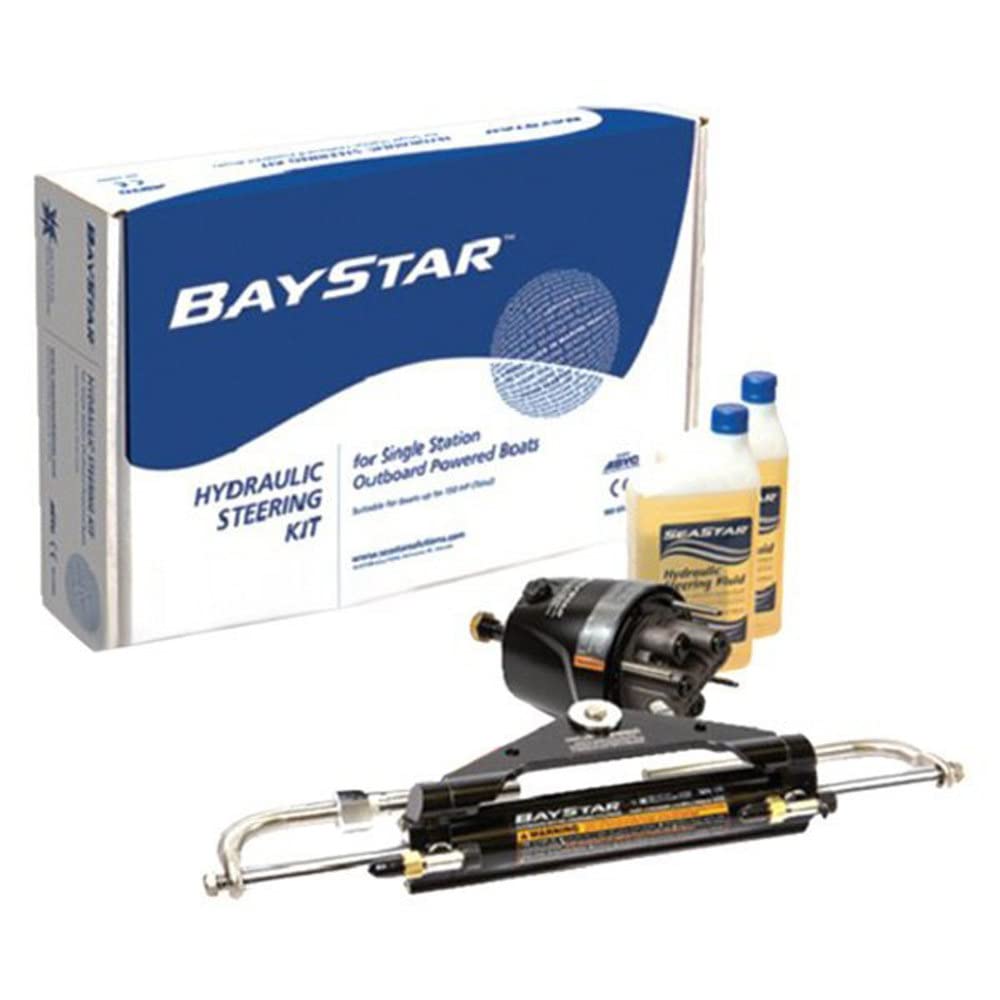 Dometic Baystar SeaStar Hydraulic Steering Kit, HK4300A-3, Silver