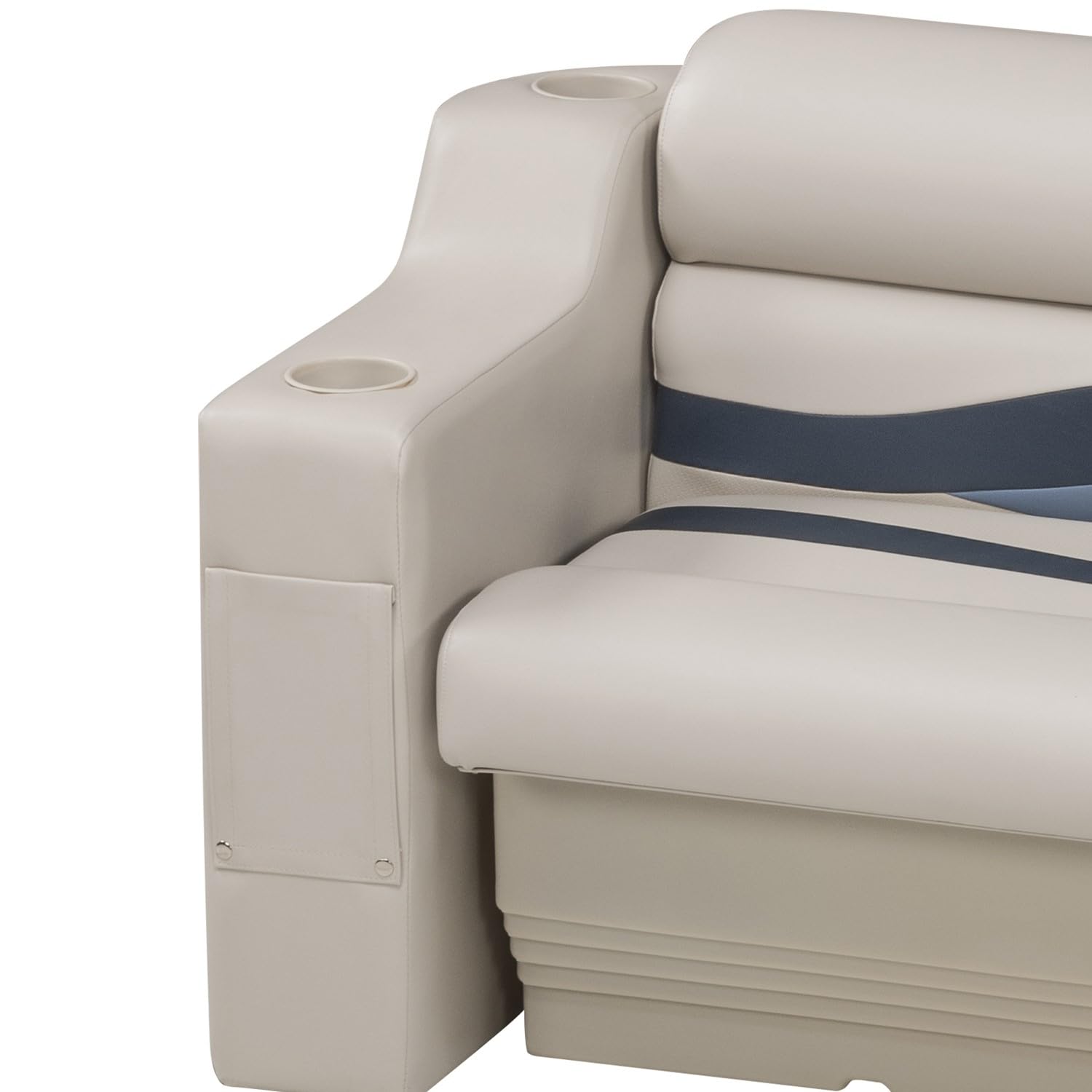 3010-804 Wise Premier Series Pontoon Right Radius Arm Rest, Stone