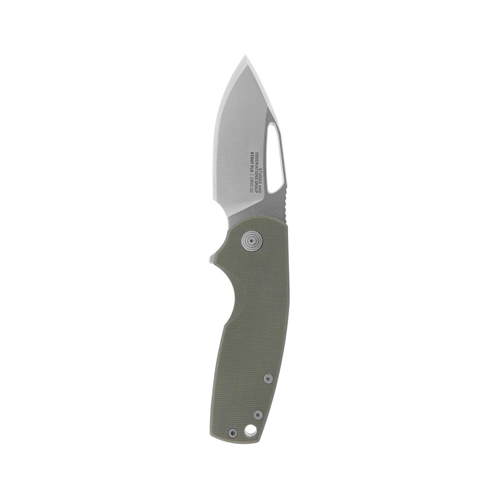 SOG adult unisex Flk Frame Lock SOG X MIKKEL COLLABORATION STOUT GREEN SILVER, Multi