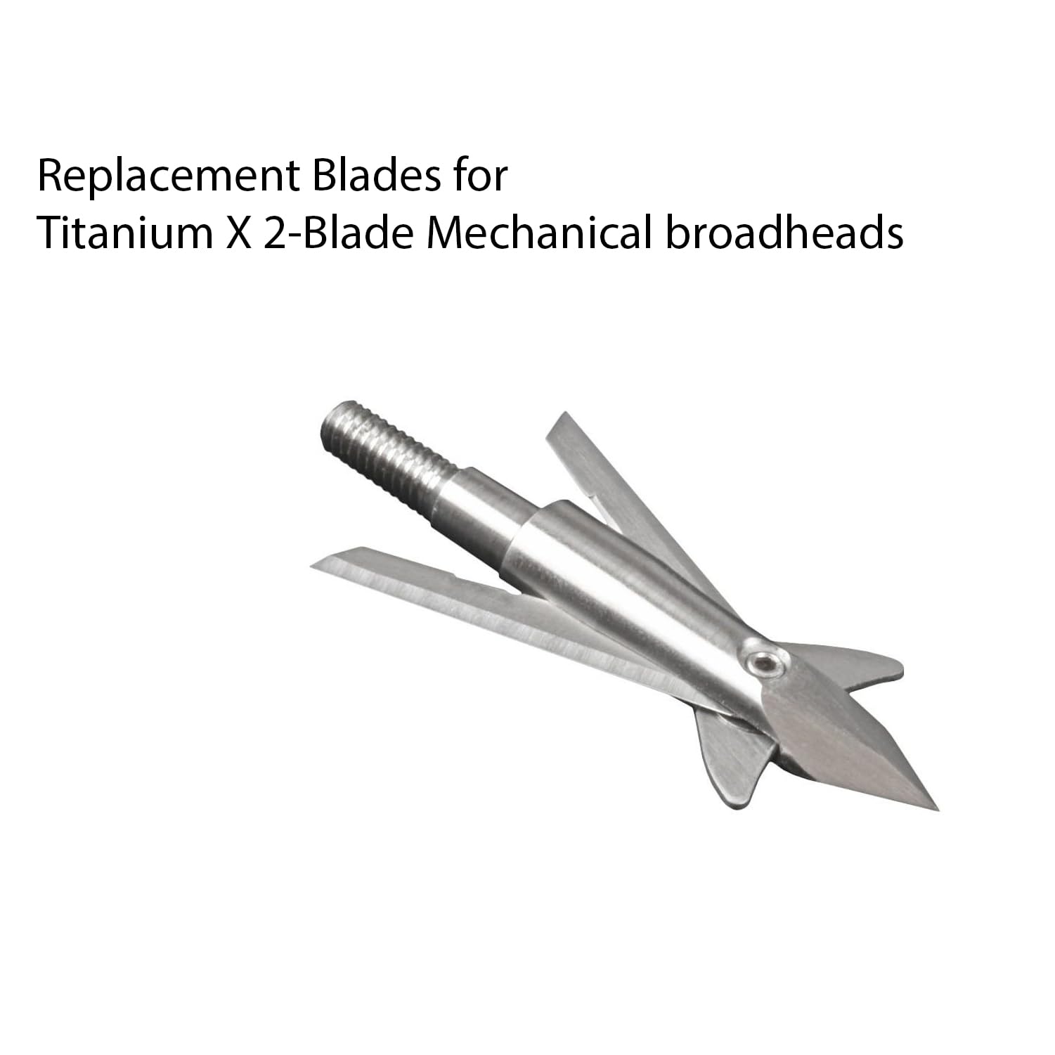 Stainless Steel TruGlo .031 in. Replacement Blade Set (3 Pack) for Titanium X 2 Blade Mechanical Broadhead