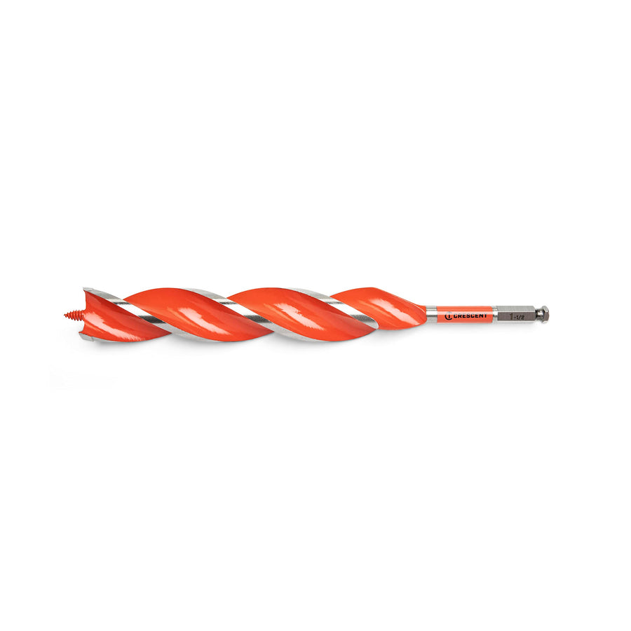 Solid Crescent Auger Drill Bit | 13" x 1-1/2" | CDAG-1353