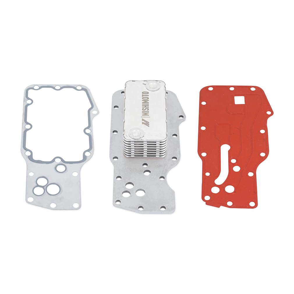 Mishimoto Replacement Oil Cooler MMOC-RAM-07, Compatible with Dodge Ram Cummins 5.9L & 6.7L, 2007+