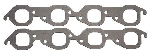 SCE Exhaust Gaskets SCE Gaskets Header/Manifold Gasket, 1.800 x 1.870 in Square Port, 0.150 in Thick, Graphite, Pair