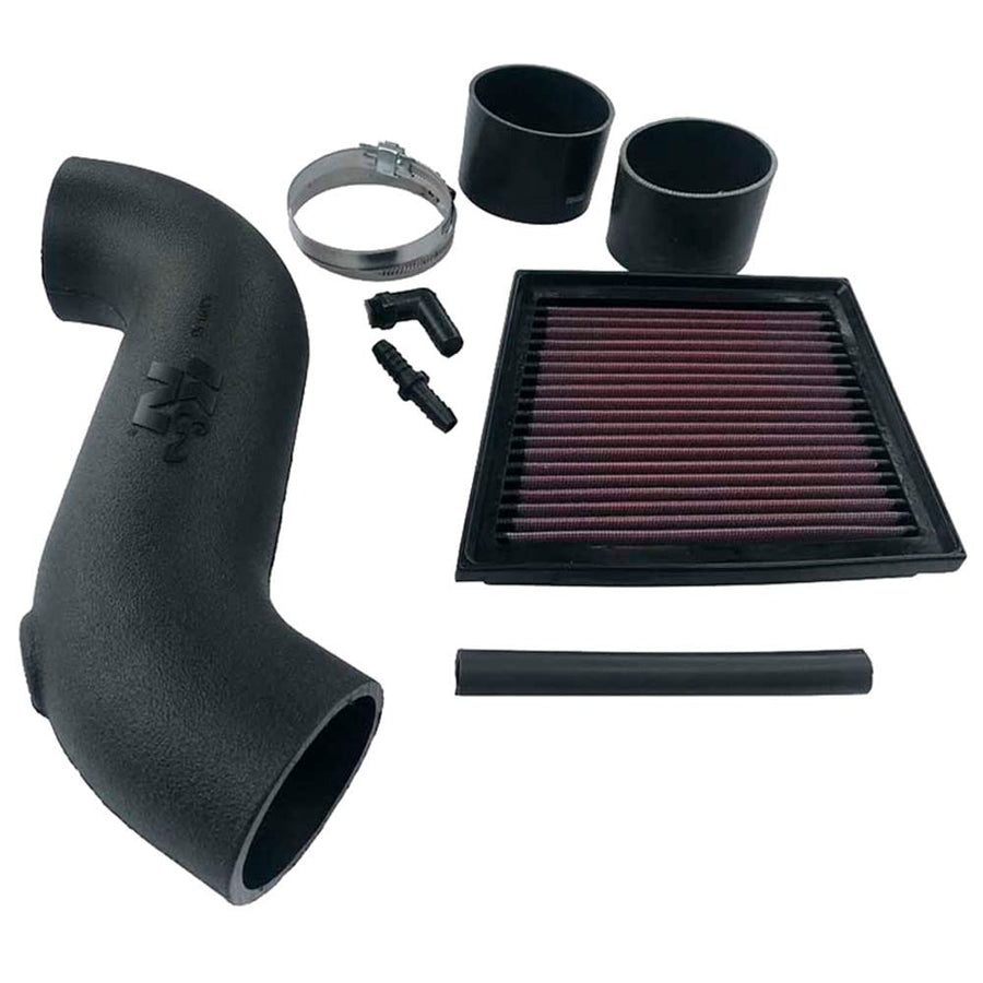 K&N Cold Air Intake Kit: Guaranteed to Increase Horsepower & Increase Acceleration & Engine Growl: Compatible with 1.6L, L4, 2013-2017 FORD Fiesta ST, 57-0690