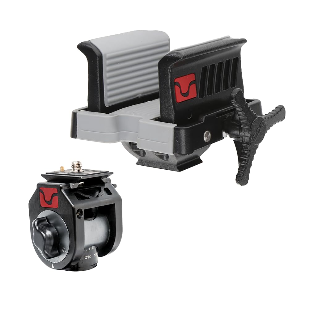 DeathGrip BOG Ultralite and Great Divide Head Combo with Durable Aluminum and Magnesium Construction, Universal Gun Rest, Quick Adjustment, and Ultra-Smooth Movement for Hunting, Shooting, and Outdoor