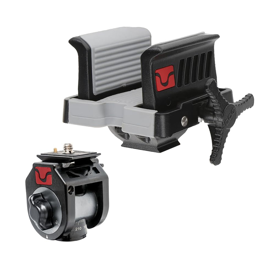 DeathGrip BOG Ultralite and Great Divide Head Combo with Durable Aluminum and Magnesium Construction, Universal Gun Rest, Quick Adjustment, and Ultra-Smooth Movement for Hunting, Shooting, and Outdoor