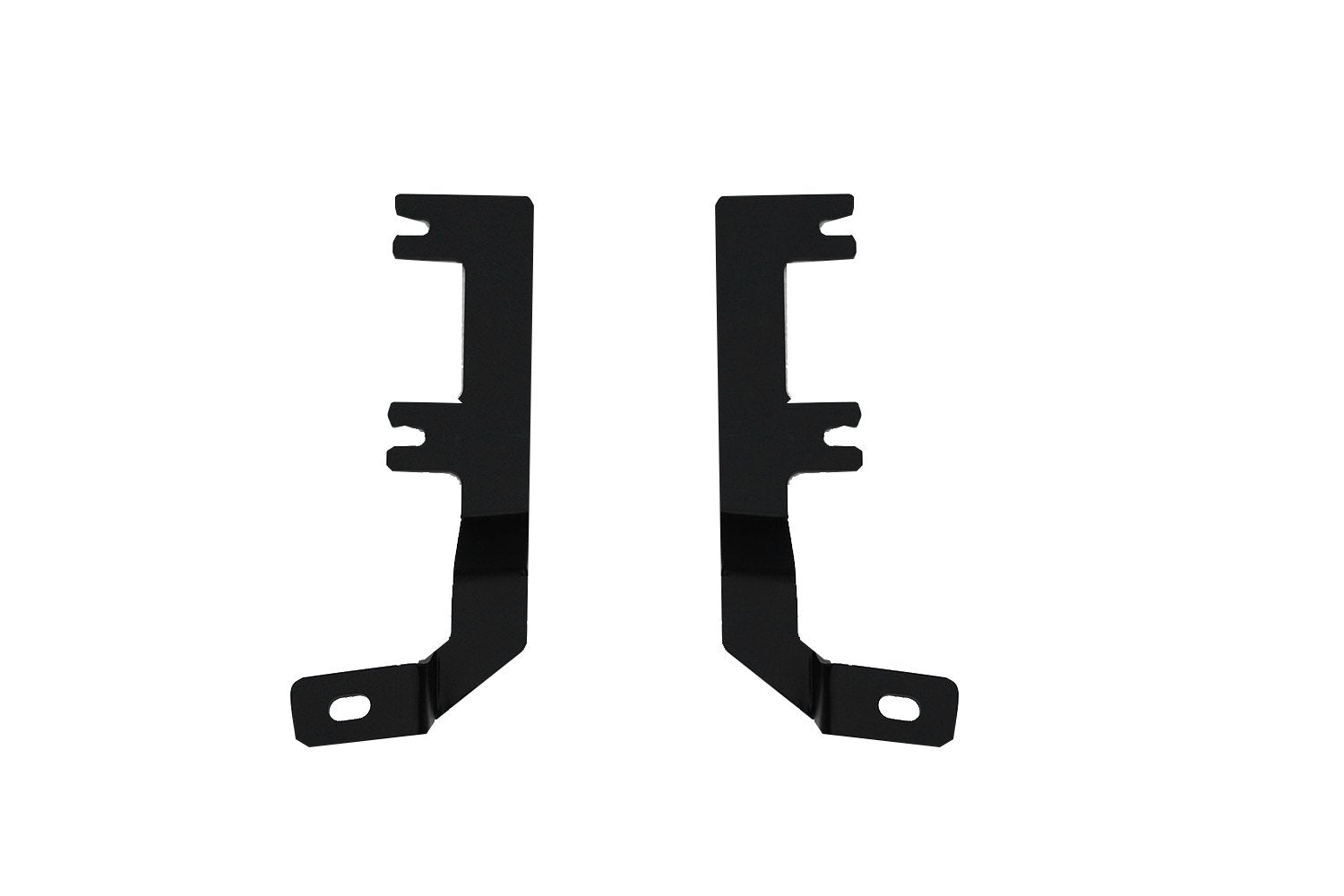 ZROADZ LED Mounting Bracket Ditch Hood Hinge - Compatible w/ 2016-2019 Nissan Titan - to Mount (2) 3 Inch LED Pod Lights - Mild Steel Gloss Black - Bolt-On Easy Installation - PN #Z367581