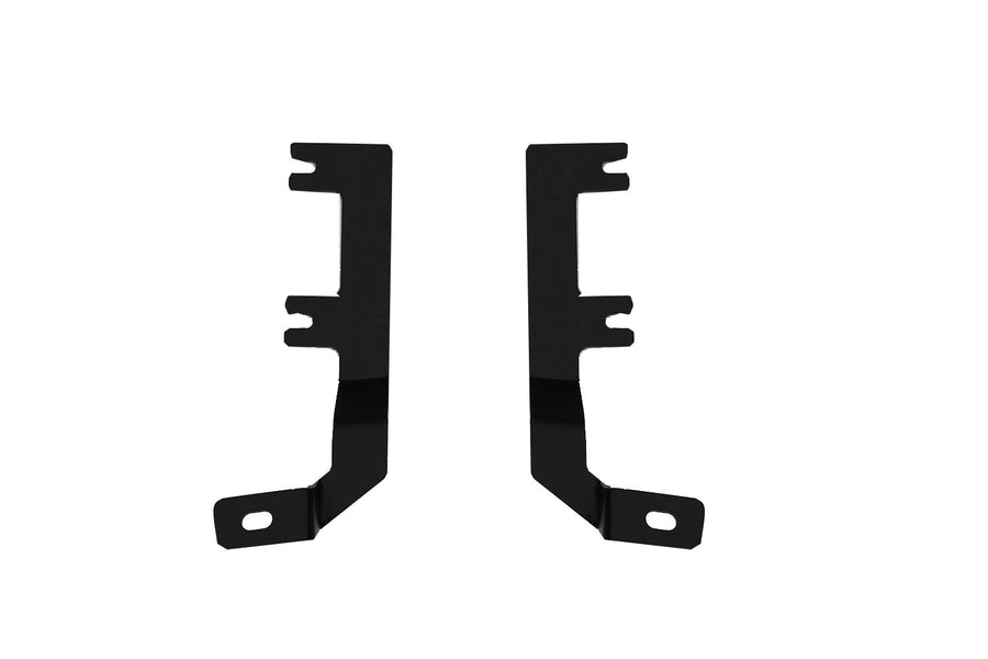 ZROADZ LED Mounting Bracket Ditch Hood Hinge - Compatible w/ 2016-2019 Nissan Titan - to Mount (2) 3 Inch LED Pod Lights - Mild Steel Gloss Black - Bolt-On Easy Installation - PN #Z367581