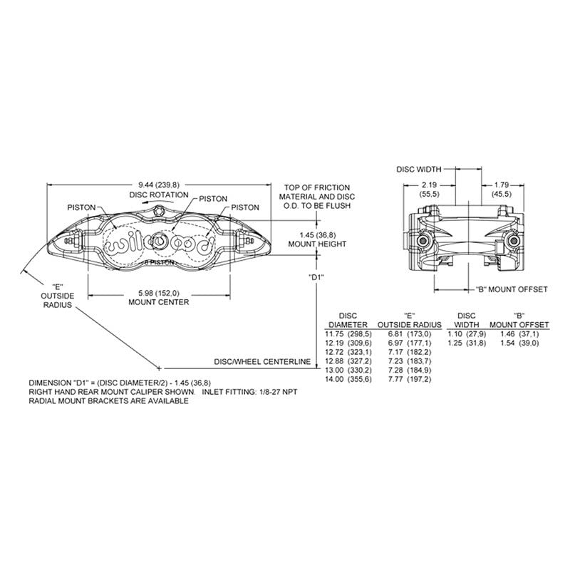 Red Caliper-FNSL6R-LH