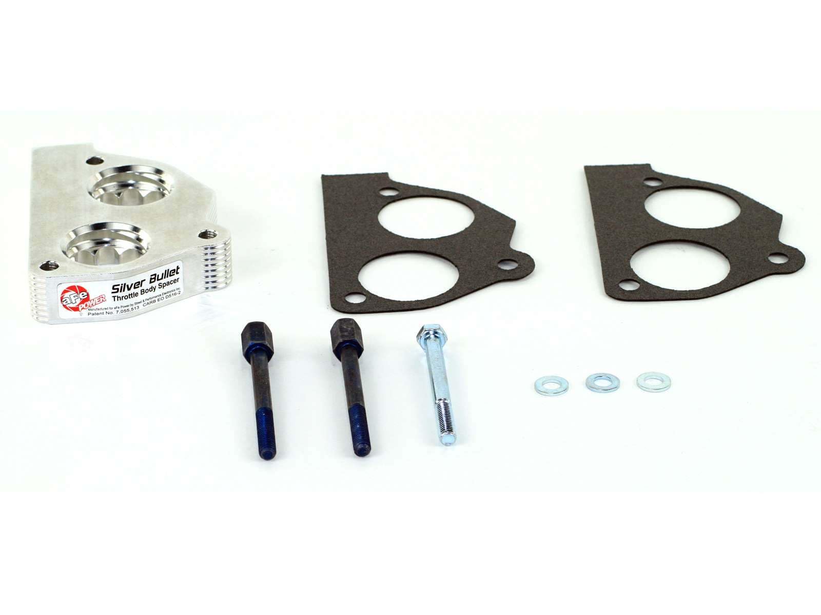 aFe Power Throttle Body Spacer Kit Silver Bullet GM C/K 1500/2500/3500 87-95 V6-4.3L/V8-5.0/5.7L #46-34004