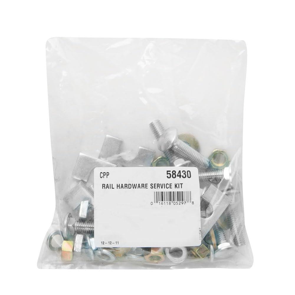 Installation Hardware Bolt Kit Reese 58430 for Fifth Wheel Mounting Brackets and Universal Rails (10 - Bolt Design), Replacement Part Compatible with Reese Rail Kits #30035, #58058
