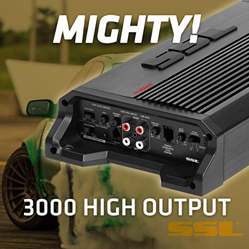 CG3000.1D Sound Storm Laboratories Class D Car Amplifier - 3000 Watts, 1 Ohm Stable, Digital, Monoblock, Mosfet Power Supply, Great for Car Subwoofers