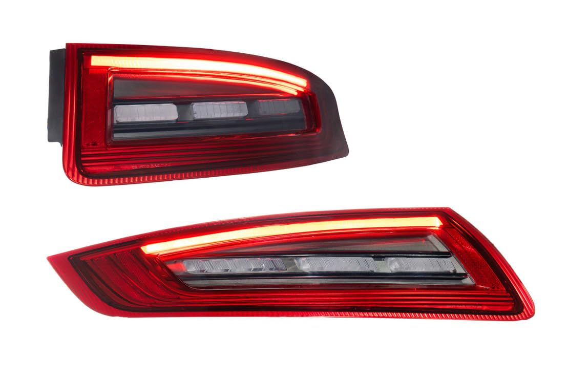 Morimoto XB LED Taillights Porsche 911 Fits 997.1 05-08, Plug and Play LED Taillight Assemblies (Red)