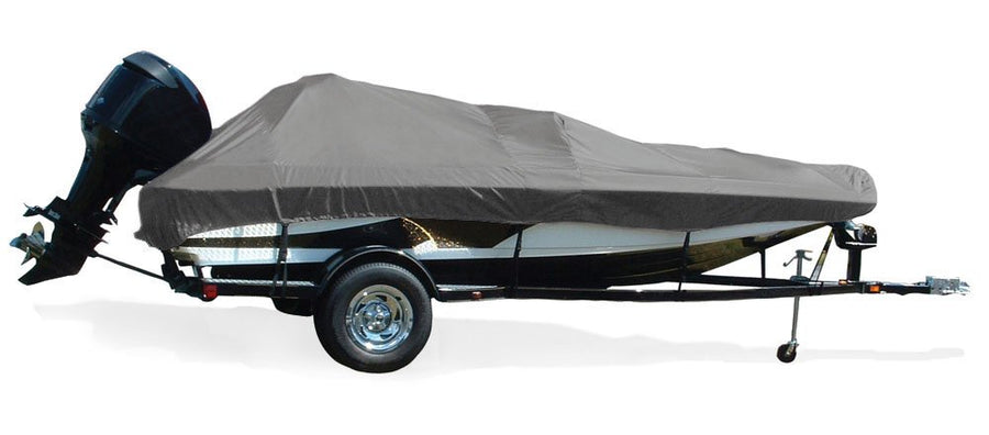 Trailerite TAYLOR MADE PRODUCTS Semi-Custom Boat Cover for Pro Style Bass Boats with Outboard Motor - Includes Motor Hood, Multiple Sizes and Colors