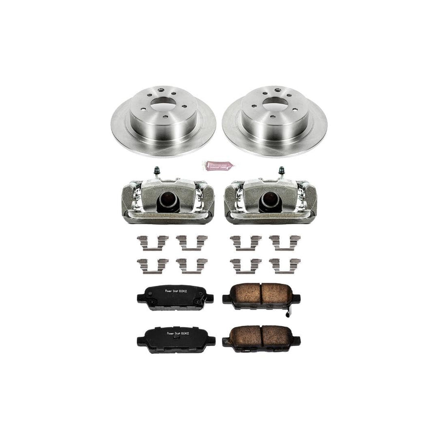 Power Stop KCOE098A 1-Click Autospecialty OE Replacement Brake Kit with Calipers For Nissan Altima 2010-2012, Nissan Maxima 2007-2008 [Model Specific]