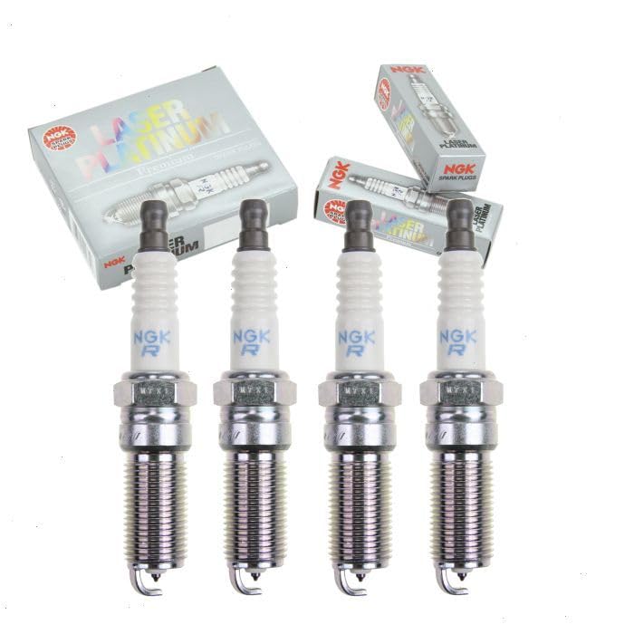 NGK LTR7CP13 Spark Plug Laser Platinum (94862 Laser Platinum), 4 Pack