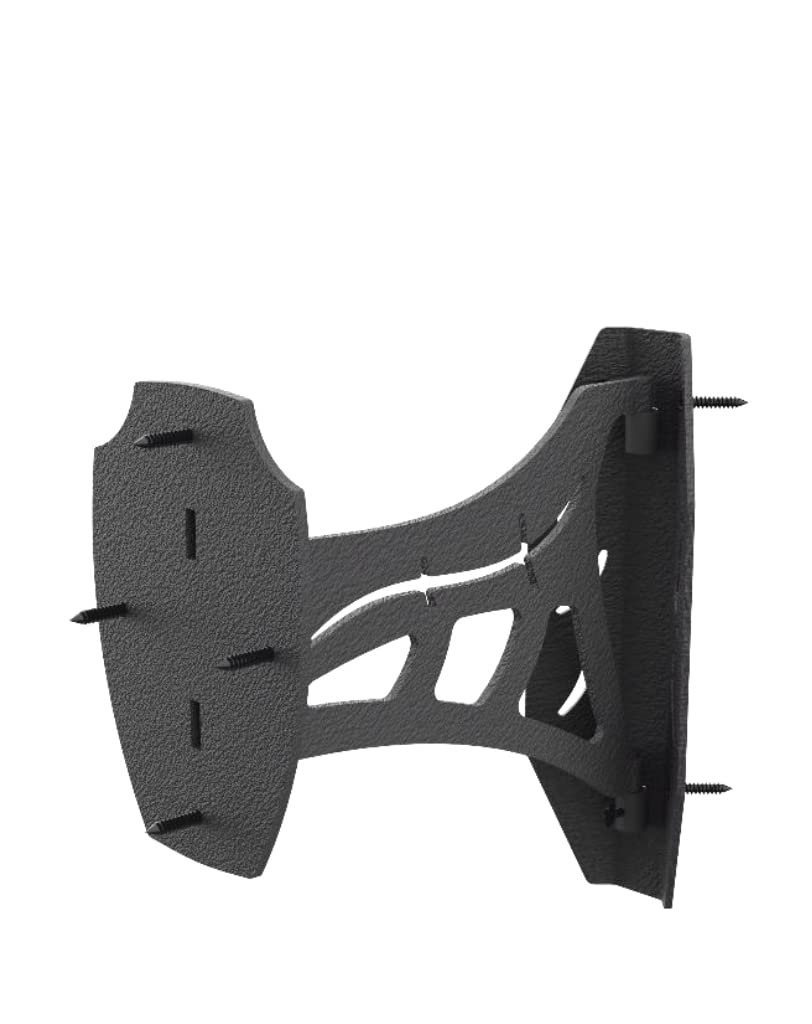 Skull Hooker Game Corner Shoulder Mount Small/Medium with Single 10-inch Swing Arm, Black Powder-Coated Steel
