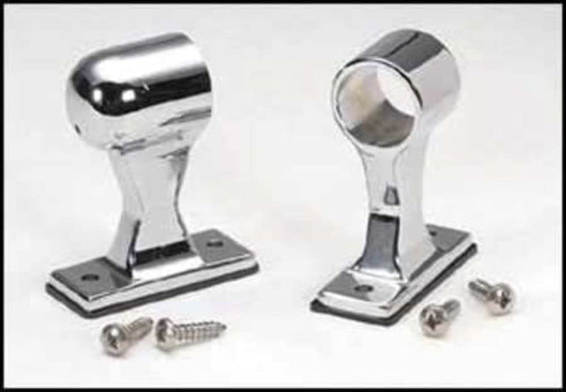 End Stanchion Kit Phoenix, Hand Rail, 1-1/4 O.D.