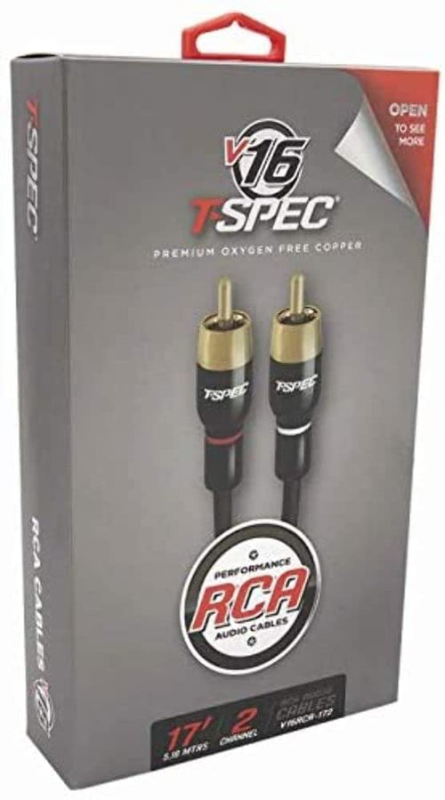 V16 Series T-SPEC Rca Audio Cables - 17 Feet,V16 Series Audio Cables (V16RCA-172)