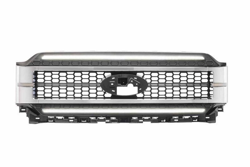 Ford F-150 21+ Morimoto XBG LED DRL Grille, Plug and Play Chrome Grille with White LED DRL (XBG23)