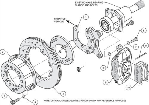 Rear FDLI P/S Kit, Red