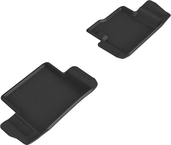 Kagu 3D MAXpider Custom Fit Floor Mat (Black) Compatible for Ferrari Portofino M 2021-2023-Second Row