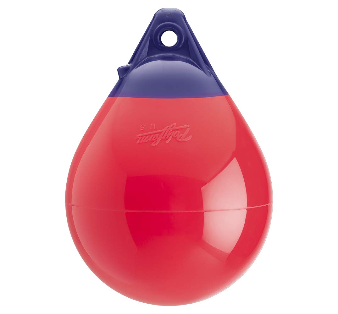 8" X 11.5" Polyform 0 Series Buoy, Red