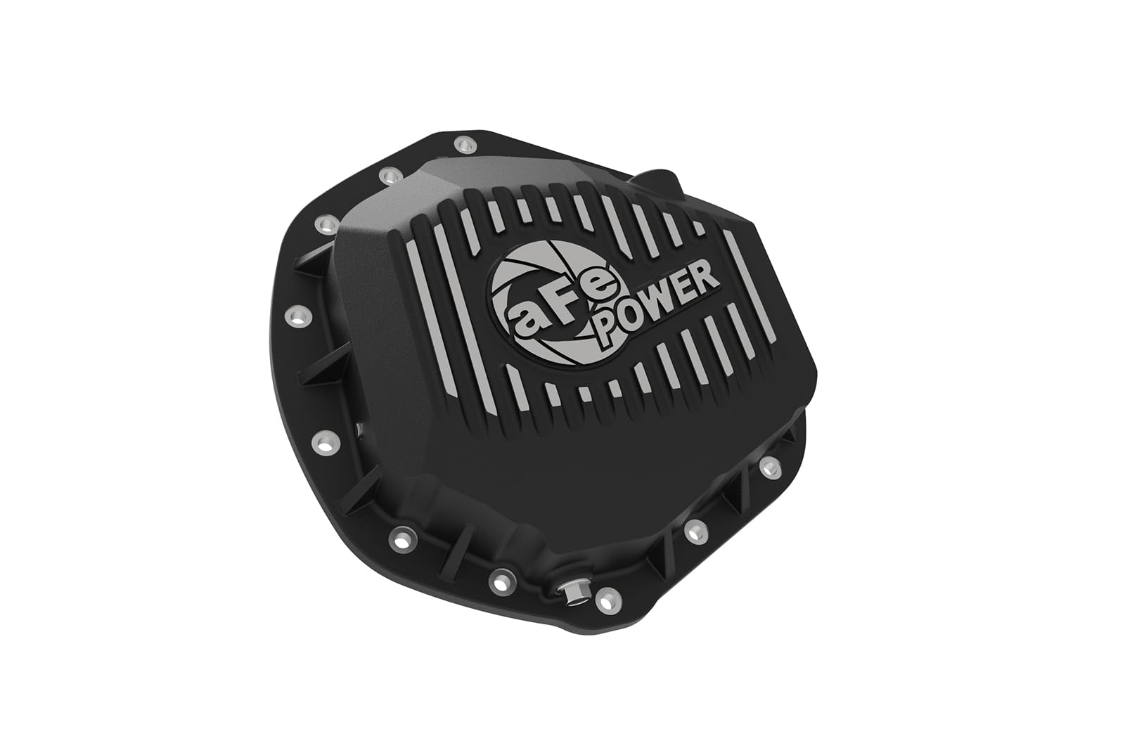 aFe POWER Rear Differential Cover Pro Series Black w/Machined Fins - #46-70392 - Dodge Trucks 2500/3500 03-18