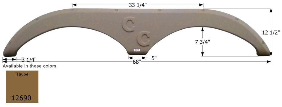 Fender Skirt ICON 12690 Forest River Tandem FS2690