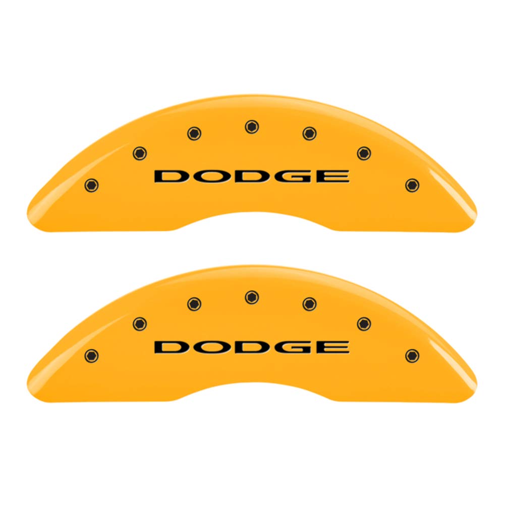 Caliper Covers MGP 12124SDD4YL, Yellow