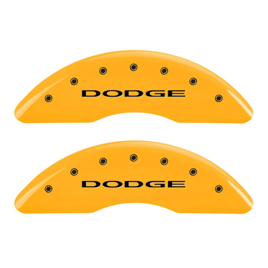Caliper Covers MGP 12124SDD4YL, Yellow