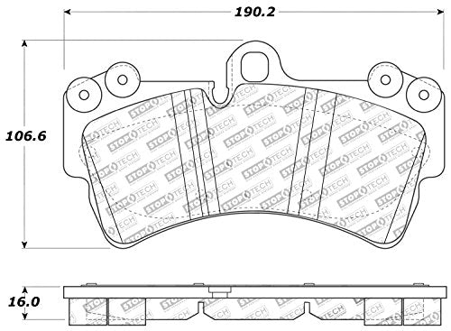 Sport Brake Pads StopTech 309.09770 with Shims and Hardware