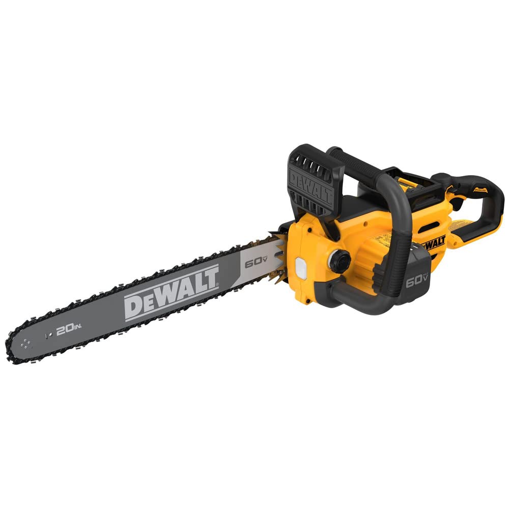 60V MAX DEWALT Cordless Chainsaw Kit, 20 in., Battery & Charger Included (DCCS677Y1)