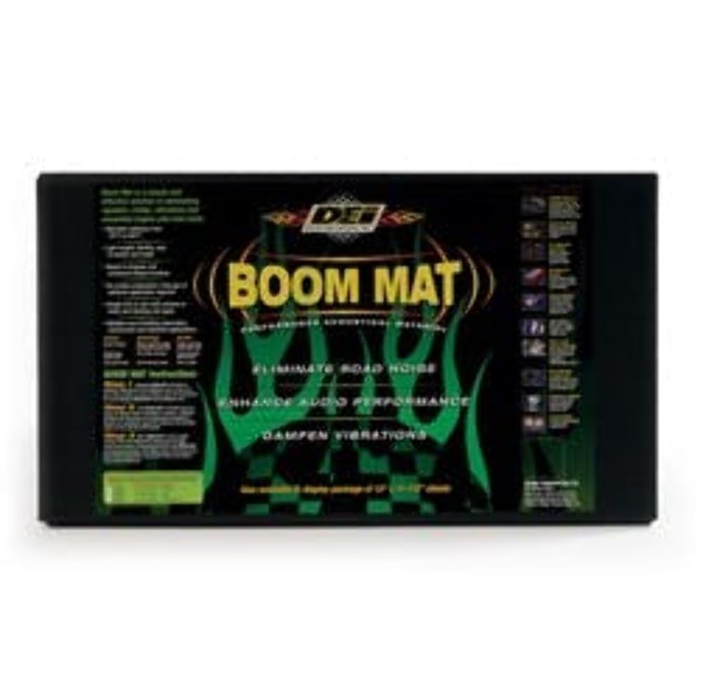 Boom Mat Design Engineering Sound Deadening Material with Adhesive Backing | 12.5" x 24" x 2mm (Pack of 20)