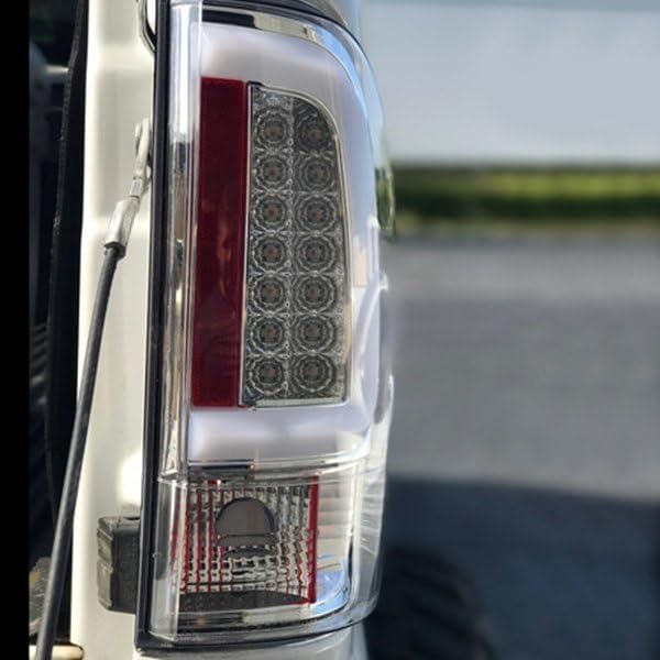Chrome Fiber Optic Led Tail Lights RECON ACCESS 264293Cl