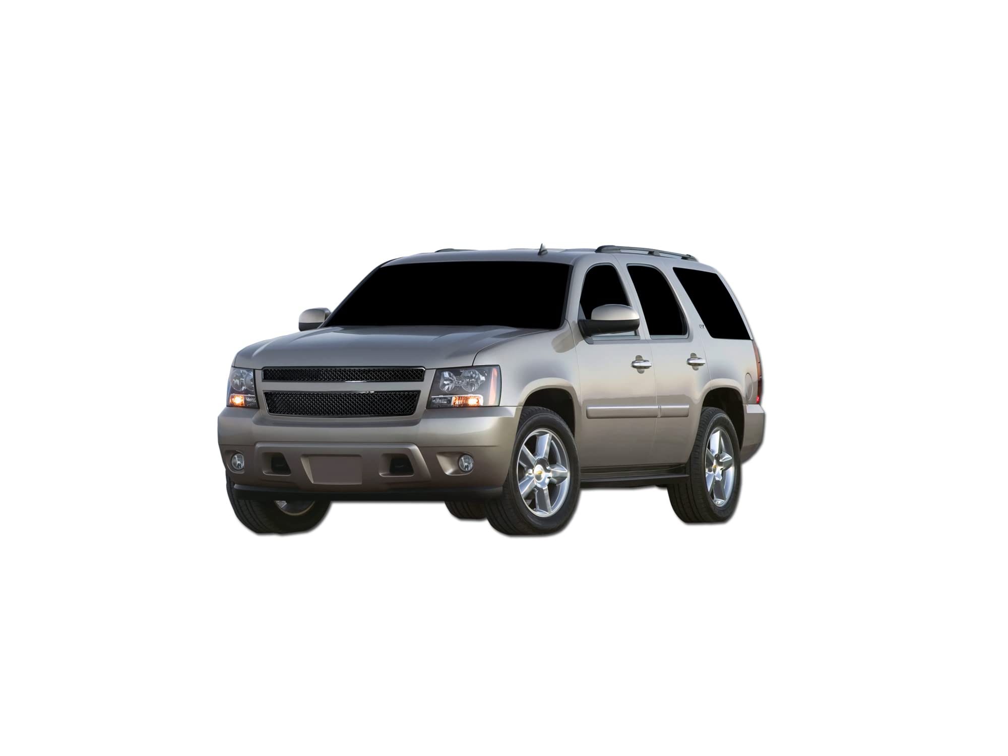 Mesh Front Hood Grille Armordillo USA 7147379 - Gloss Black Fits 2007-2014 Chevy Suburban