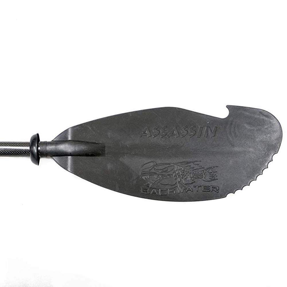 Assassin Backwater 06-0016 Full Paddle Carbon Hybrid - 90.5" to 94.5" Length, Black