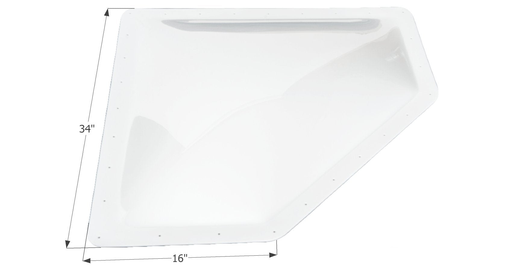 RV ICON 01871 Skylight, White