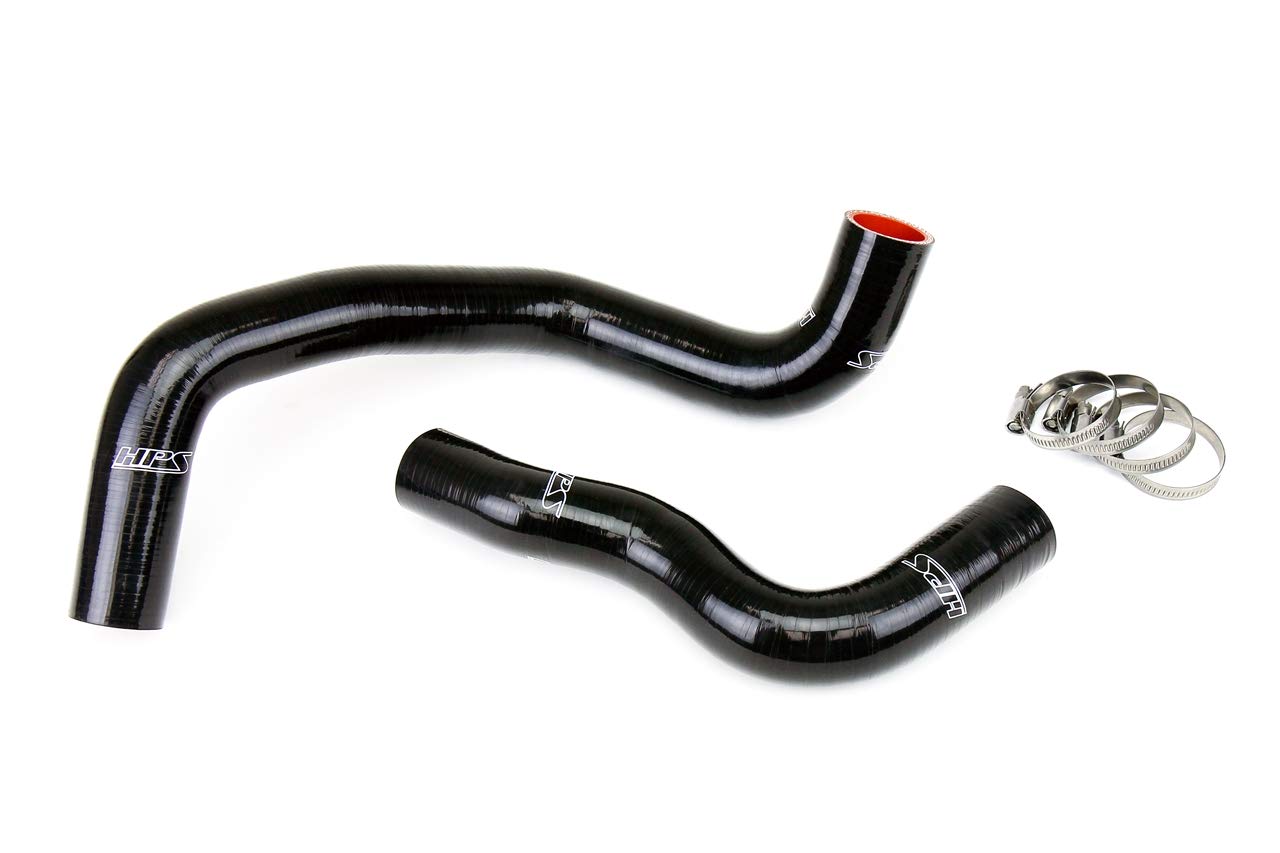 HPS Reinforced Black Silicone Radiator Coolant Hose Kit 57-1833-BLK