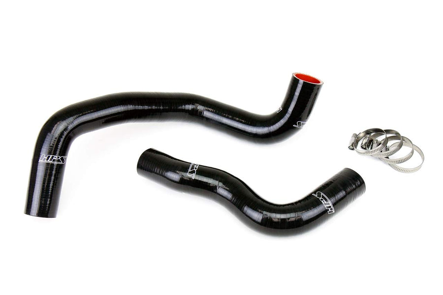 HPS Reinforced Black Silicone Radiator Coolant Hose Kit 57-1833-BLK
