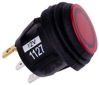 Lighted RIGID INDUSTRIES Rocker Switch, Regular: LED Indicator Light Switch