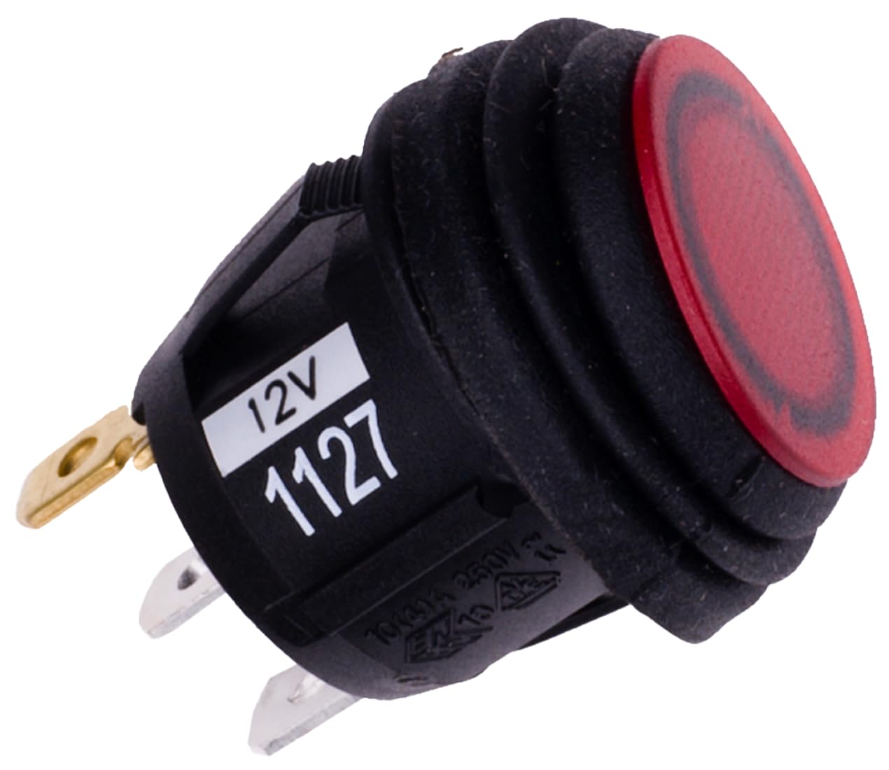 Lighted RIGID INDUSTRIES Rocker Switch, Regular: LED Indicator Light Switch
