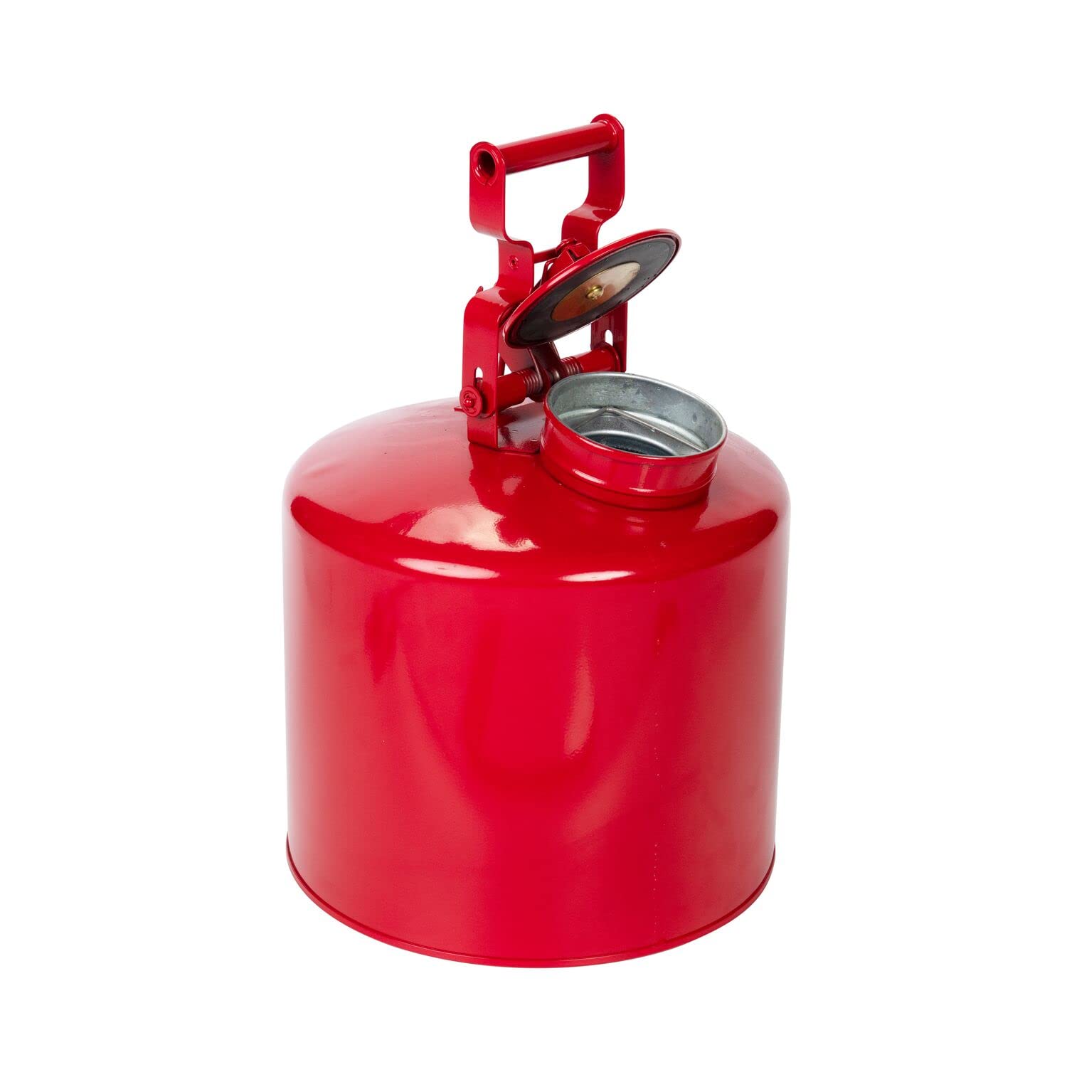 Eagle Disposal 1425 Galvanized Steel Safety Can, 5 gallon Capacity, Red