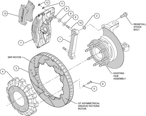 Big Brake Truck Wilwood Front Brake Kit 140-8996