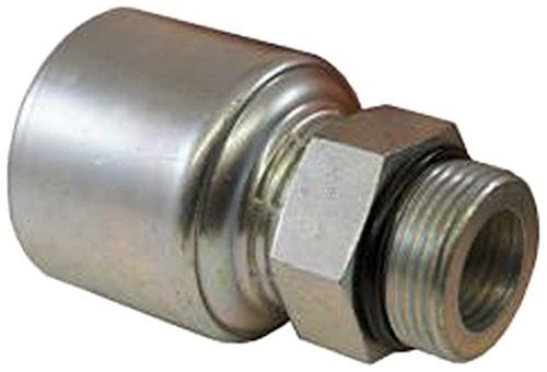 MegaCrimp Gates 12G-16MB Couplings, Male O-Ring Boss, Zinc Plated Carbon Steel, 3.44", 3/4" ID