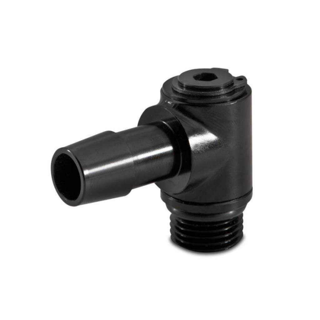 Mishimoto 90° Banjo Swivel M16x1.5 1/2" Barbed Fitting MMFT-M16-10SBK