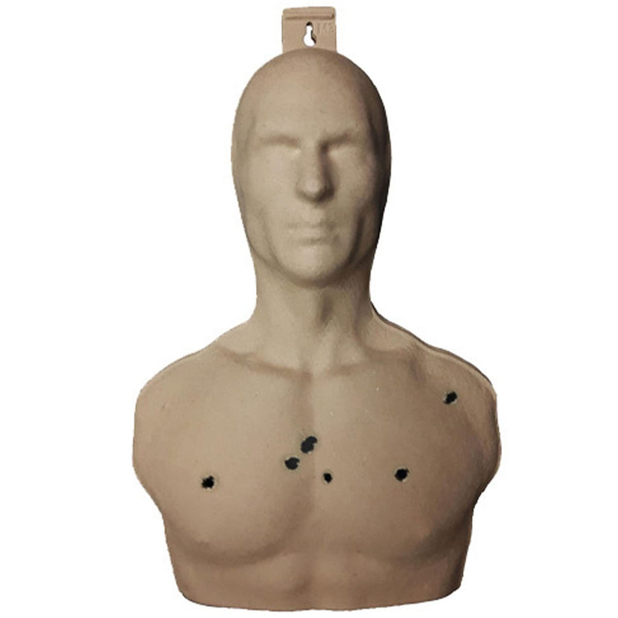 3D Silhouette Birchwood Casey 21.5" x 14" Targets | Lightweight Face and Torso Shooting Training Targets with Mounting Tab | Pack of 3